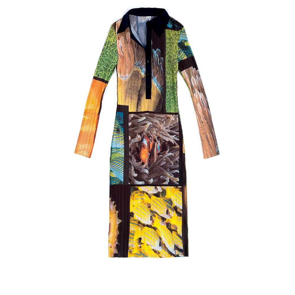 Arthur Apparel Box Pleat Shirt Dress Size US 6